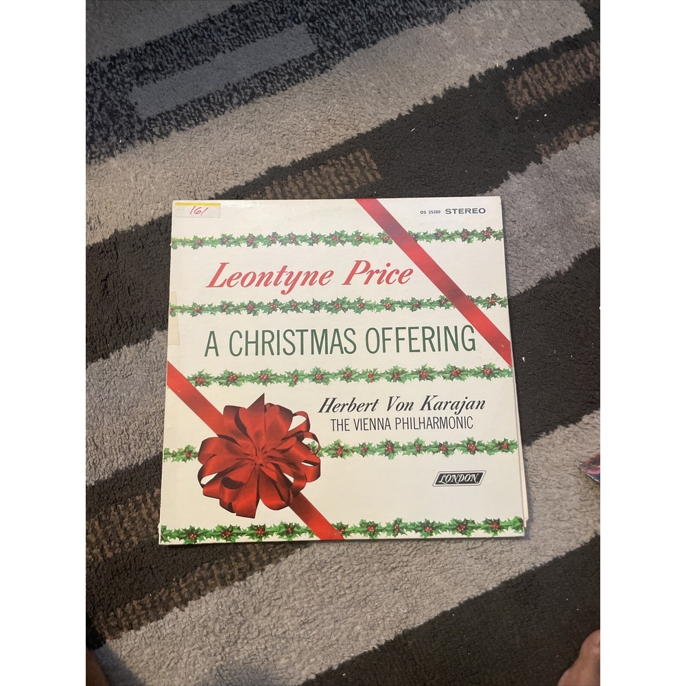 London Records Leontyne Price A Christmas Offering Vinyl LP OS 25280 Good Stereo